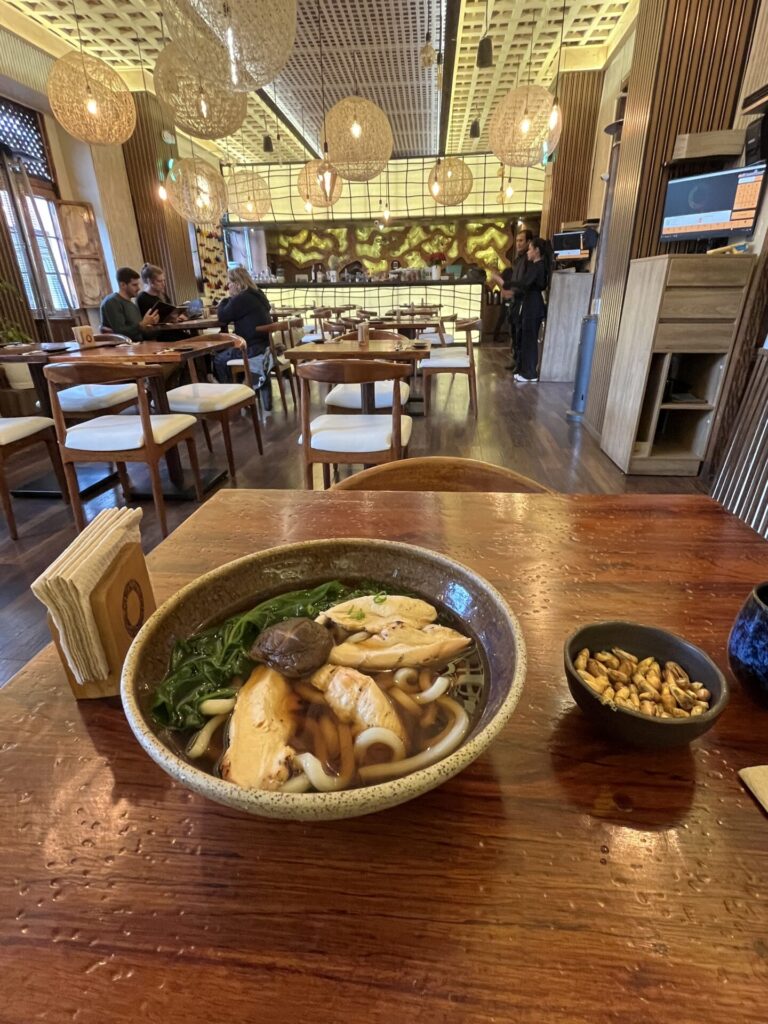 A picture of Japanese restaurant food