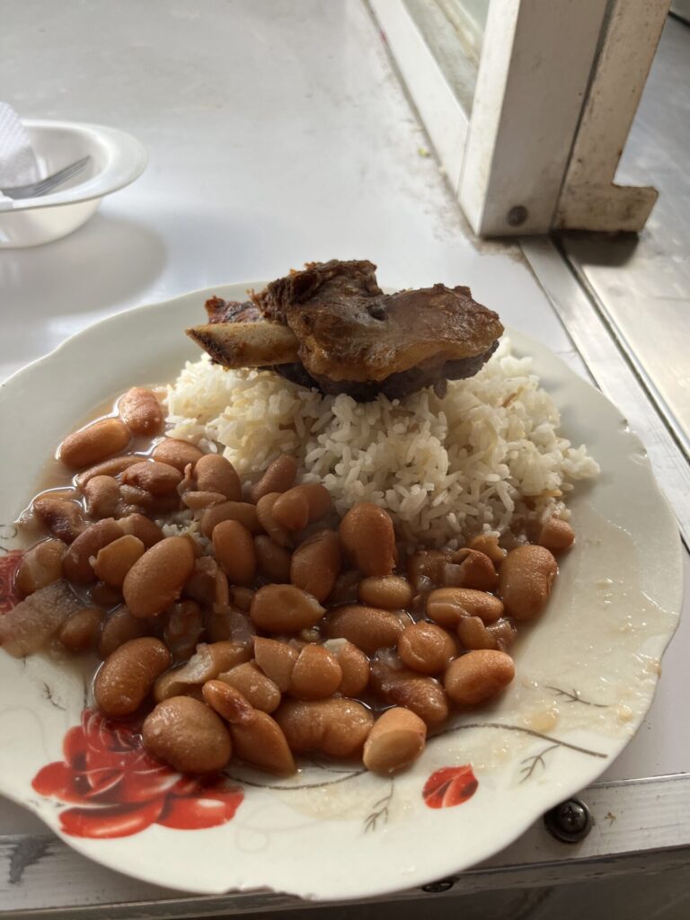 The picture of local food in Cusco