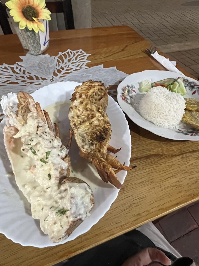 ガラパゴス名物ロブスターグリルの画像