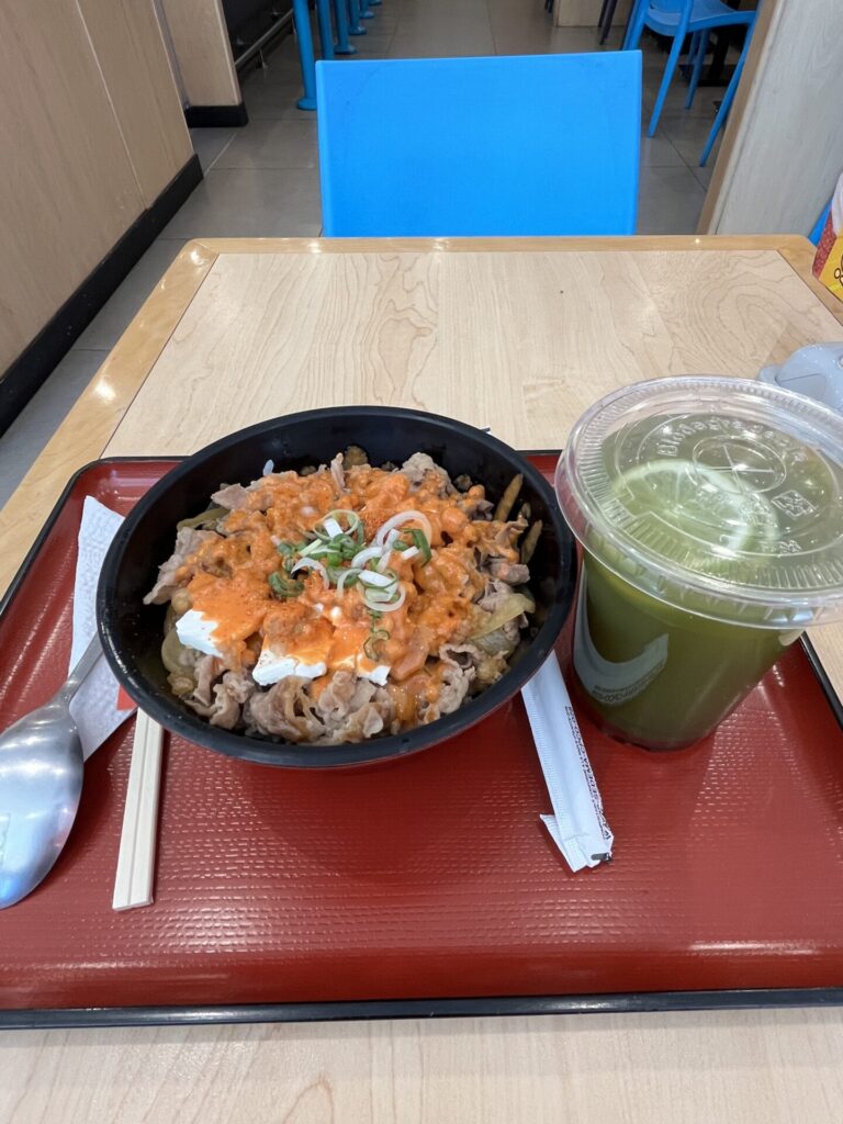 メキシコシティのすき家の商品画像